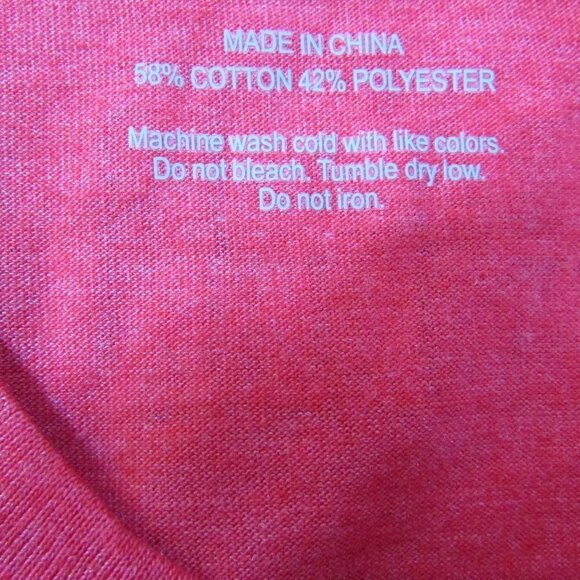 Thread Grit Men's Short Sleeve Americana Rodeo Steer Skull Graphic T-Shirt - Red - Picture 3 of 3